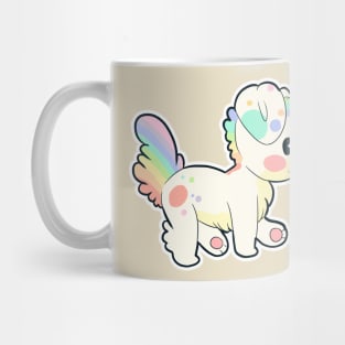 Kawaii Rainbow puppy Mug
